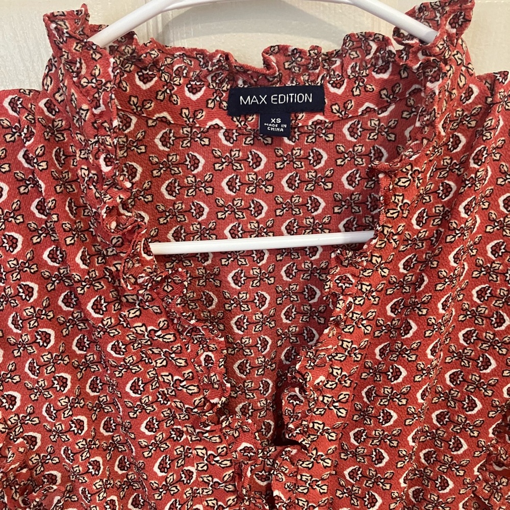 Max Edition Red and White Maxi Dress - Picture 2 of 2